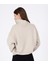 %100 Pamuk Oversize Yüksek Yakalı Furmuarlı Silva Sweatshirt 3
