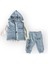 Baby Marka Baskılı Bossa Desen Baskı Yelekli Üçlü Takım Unisex 9-36 Ay 1