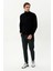 Erkek Siyah Tam Fermuarlı Sweatshirt 2419002 4