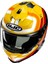 I71 Vız MC3SF Kapalı Motosiklet Kaskı Sarı Turuncu 1