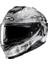 I71 Taurus MC10SF Kapalı Motosiklet Kaskı Gri Beyaz 1