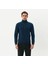 Erkek Lacivert Tam Fermuarlı Sweatshirt 2419002 1