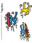 Samsung Galaxy Z Flip 5 Flipsuit Kart - Keith Haring (Insan) 1