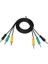 3'lü 3.5 mm Stereo 5.1 Ses Sistemi Kablosu - 1.5 Metre 1
