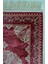 Bambu Iplikten Dokuma Parlak Tuşeli Kırmızı Renk Halı (60 x 90 cm ) 2