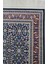 Hereke Yedi Dağın Çiçeği Desenli Siyah ve Bordo Renk Bambu Halı (80 x 125 cm ) 2