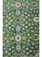 Hereke Yedi Dağın Çiçeği Desenli Bambu Iplikten Dokuma Parlak Tuşeli Yeşil Renk Yolluk (60 x 180 cm ) 4