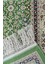 Hereke Yedi Dağın Çiçeği Desenli Yeşil Renk Bambu Halı (80 x 125 cm ) 4