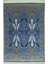 Bambu Iplikten Dokuma Parlak Tuşeli Mavi Renk Halı (80 x 125 cm ) 1