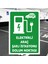 Elektrikli Araç Şarj Dolum Tabela Levhası Boyut - 24X34 cm PVC 1