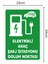 Elektrikli Araç Şarj Dolum Tabela Levhası Boyut - 24X34 cm PVC 2