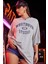 Brooklyn Baskılı Gri Tshirt 1