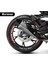 Rks (Qj Motor) Srk 125R Motosiklet Jant Iç ve Dış Set Sticker Etiket Modeli Kırmızı 1