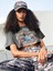 Kadın / Kız Oversize Crop New Wave Comine Baskılı 2