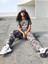 Kadın / Kız Oversize Crop New Wave Comine Baskılı 3