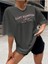 Kadın / Kız East Hampton Baskılı Oversize T-Shirt Salaş Boyfirend 3