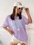 Kadın / Kız Baskılı Oversize T-Shirt Salaş Boyfirend 3