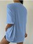 Over Thınkıng Baskılı Kadın / Kız Salas Oversize Salas T-Shirt Boyfriend 3