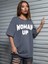 Kadın / Kız Up Baskılı Oversize T-Shirt Salas Boyfriend 1