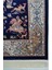 Iran Av Sahnesi Figürlü Lacivert Renk Bambu Halı (83 x 125 cm ) 2