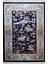 Iran Av Sahnesi Figürlü Lacivert Renk Bambu Halı (83 x 125 cm ) 3