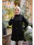 Çıtçıtlı Balıkçı Yaka Yandan Cepli Kap - 71242.003 - Siyah 1