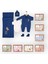 Baby Marka Versay Desen Triko Set Unisex 0-6 Ay 1