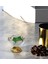 Gold Detaylı Metal Ayaklı Lotus Çiçeği Kahve Yanı Cam Drajelik Lokumluk Seti – 6 Adet 3