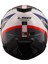 Strobe 2 Monza Siyah-Beyaz-Kırmızı Kask 4