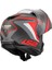 Strobe 2 Phantom Mat Tıtanıum-Gri-Kırmızı Kask 3