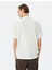 Bisiklet Yaka Kısa Kollu Ekru Erkek T-Shirt 5SAM10065HK 3