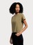 Loose Fit Haki Kadın T-Shirt LF2035741 1