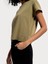 Loose Fit Haki Kadın T-Shirt LF2035741 4