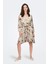 Onlclemmentıne Lıfe 3/4 Dress Wvn Noos Krem 1