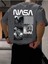 Nasa Baskılı Oversize Erkek T-Shirt Salaş Boyfirend 1