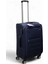 Lacivert Kabin (Küçük) Orta ve Büyük Boy 3'lü Carry-On Lüks Kumaş Valiz Seti ES0015 2