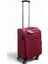 Bordo Kabin (Küçük) Orta ve Büyük Boy 3'lü Carry-On Lüks Kumaş Valiz Seti ES0011 3