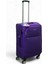 Mor Kabin (Küçük) Orta ve Büyük Boy 3'lü Carry-On Lüks Kumaş Valiz Seti ES0011 2