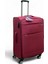 Bordo Kabin (Küçük) Orta ve Büyük Boy 3'lü Carry-On Lüks Kumaş Valiz Seti ES0052 2