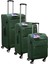 Haki Kabin (Küçük) Orta ve Büyük Boy 3'lü Carry-On Lüks Kumaş Valiz Seti ES0052 1