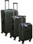 Haki Kabin (Küçük) Orta ve Büyük Boy 3'lü Carry-On Lüks Kumaş Valiz Seti ES0015 1