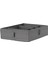 7 Bölmeli Dolap Içi Düzenleme Kutusu 44 x 34 x 11 cm Ikea Bölmeli Kutu Düzenleyici Koyu Gri Renk Dolap Içi Organizer 2