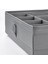 7 Bölmeli Dolap Içi Düzenleme Kutusu 44 x 34 x 11 cm Ikea Bölmeli Kutu Düzenleyici Koyu Gri Renk Dolap Içi Organizer 4