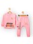 Baby Marka Baskılı Borberi Desen Ikili Takım Unisex 6-24 Ay 1