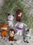 Amigurumi Örgü Hayvan Oyuncak Uyku Arkadaşı (Ayıcık, Kedi, Tavşan, Lama, Maymun, Tilki) 1