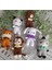Amigurumi Örgü Hayvan Oyuncak Uyku Arkadaşı (Ayıcık, Kedi, Tavşan, Lama, Maymun, Tilki) 2