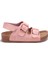 S961 Pembe Ortopedik Günlük Kız Çocuk Spor Sandalet 2