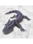 3D Dragon Yeşil Mor Figür 2