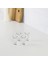 4'lü Set Mini Shot Bardağı Hacim 25 ml Ikea 4 Adet Likör Şat Bardağı Cam Bardak Yükseklik 7 cm 4