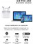 Air Pro Anc Gürültü Engelleyici Bluetooth Kulaklık Ios ve Android Uyumlu Kablosuz Kulaklık 5